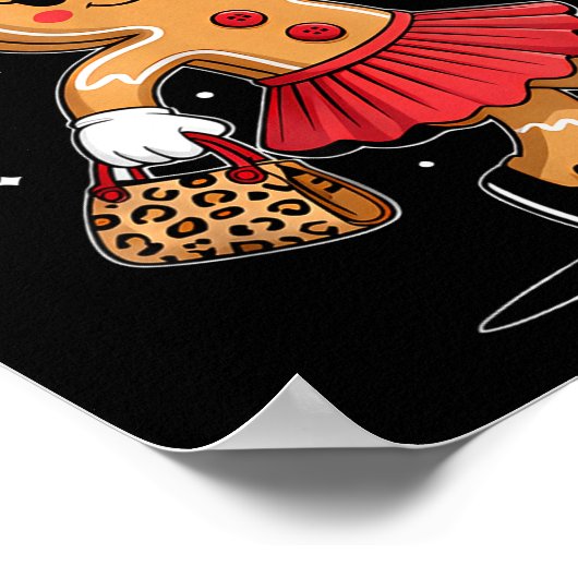 Out Here Looking Like A Snack Funny Boujee Xmas Gi Poster (Hoek)