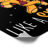 Out Here Looking Like A Snack Funny Boujee Xmas Gi Poster (Hoek)