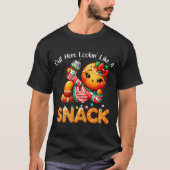 Out Here Looking Like A Snack Funny Boujee Xmas Gi T-shirt (Voorkant)
