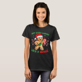 Out Here Looking Like A Snack Funny Christmas Ging T-shirt (Voorkant volledig)