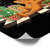 Out Here Looking Like A Snack Funny Gingerbread Ma Poster (Hoek)