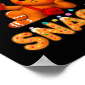 Out Here Looking Like A Snack Funny Xmas Light Gin Poster (Hoek)