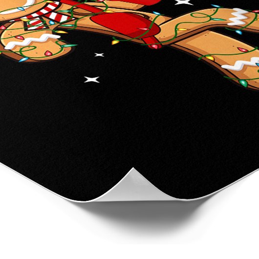 Out Here Looking Like A Snack Funny Xmas Light Gin Poster (Hoek)