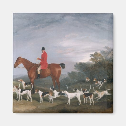 Out Hunting, 1841 Magneet (Voorkant)