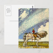 "Out In the Wide World" van John Bauer Briefkaart (Voorkant / Achterkant)