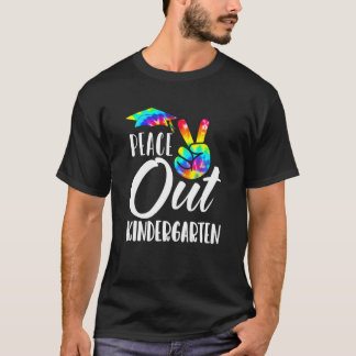 Out Kindergarten Invitation Peace 2022 Kids End Of T-shirt