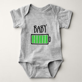 Out of Batteries – Baby Romper