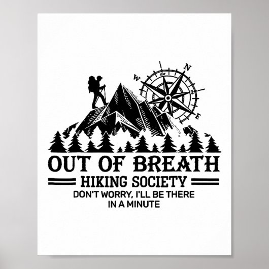 Out Of Breath Hiking Society 2  Poster (Voorkant)