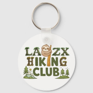 Out Of Breath Hiking Society Funny Sloth Hiker Sleutelhanger