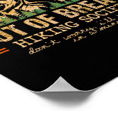 Out of Breath Hiking Society Hiking Crew Happy Cam Poster (Hoek)