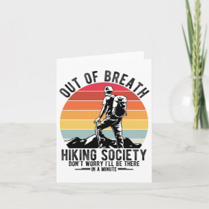 Out of Breath Hiking Society maak je niet zo druk Kaart