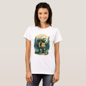 Out Of Breath Hiking Society Turtle T-Shirt (Voorkant volledig)