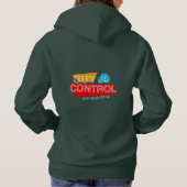 Out of Control – Bold Typography Statement Design Hoodie (Achterkant)
