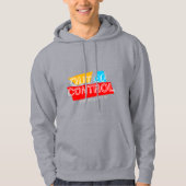 Out of Control – Bold Typography Statement Design Hoodie (Voorkant)