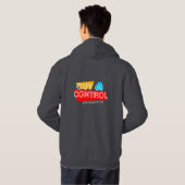 Out of Control – Bold Typography Statement Design Hoodie (Achterkant volledig)