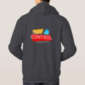 Out of Control – Bold Typography Statement Design Hoodie (Achterkant)