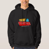 Out of Control – Bold Typography Statement Design Hoodie (Voorkant)