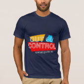 Out of Control – Bold Typography Statement Design T-shirt (Voorkant)