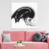 Out of Control Fractal Canvas Wrapped Print (Insitu (Woonkamer))