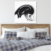 Out of Control Fractal Canvas Wrapped Print (Insitu (Slaapkamer))