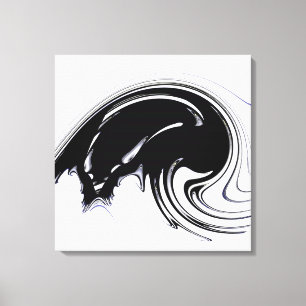 Out of Control Fractal Canvas Wrapped Print