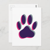 Out-of-Focus Dog Paw-afdrukken Briefkaart (Voorkant / Achterkant)
