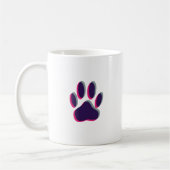 Out-of-Focus Dog Paw-afdrukken Koffiemok (Links)