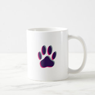 Out-of-Focus Dog Paw-afdrukken Koffiemok