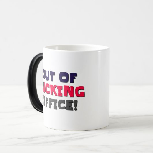 Out of Kantoor Coffee Mok (Voorkant links)