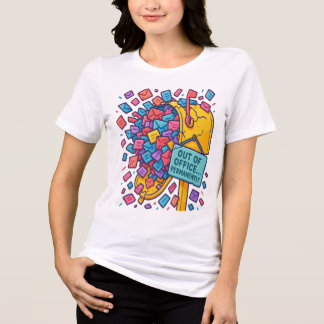 Out of Kantoor Forever: Meltdown voor mailboxen Tri-Blend Shirt