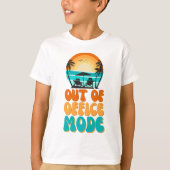 Out of Office Mode T-shirt (Voorkant)