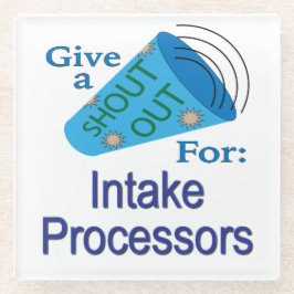 Out-of-out voor inlaatprocessors glazen onderzetter