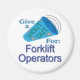 Out-of-out voor vorkheftrucks magneet