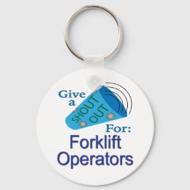 Out-of-out voor vorkheftrucks sleutelhanger