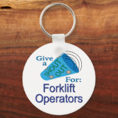 Out-of-out voor vorkheftrucks sleutelhanger (Voorkant)