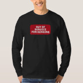 Out Of Service For Repairs Knee Hip Replacement T-shirt (Voorkant)