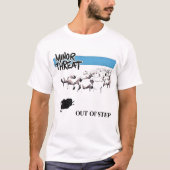 Out of Step Unisex T-shirt (Voorkant)