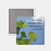 Out of the blue magneet (Voorkant / Achterkant)