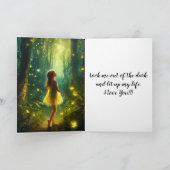 OUT OF THE DARK BIRTHDAY CARD FOR HIM BEDANKKAART (Binnen)