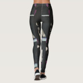 'Out of the Dark' schilderij op een Leggings (Achterkant)