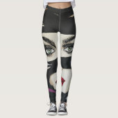 'Out of the Dark' schilderij op een Leggings (Voorkant)