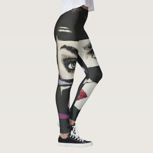'Out of the Dark' schilderij op een Leggings (Rechts)
