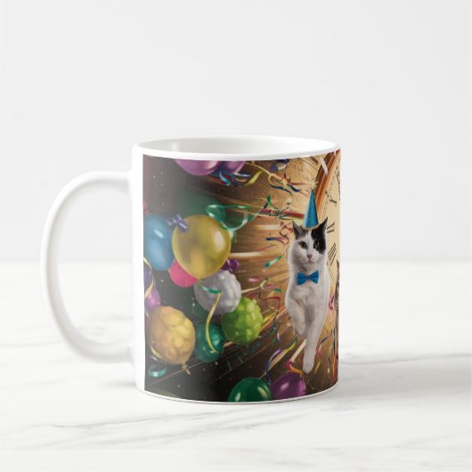 Out of the Gift Box Cats Mok – Nieuwjaarsverrassin (Links)