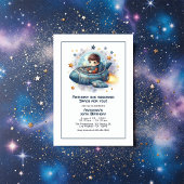 Out-of-This-World Celebration Space Verjaardagsfee Kaart