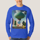 Out-of-This-World Gas: Hilarische Scheten Aliens T-shirt (Voorkant)