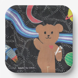 Out of This World - Kinder kunst voor CHOC Papieren Bordje