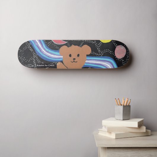 Out of This World - Kinder kunst voor CHOC Persoonlijk Skateboard (Muurkunst (Horizontaal))