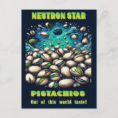 Out of this world pistachios briefkaart (Voorkant)