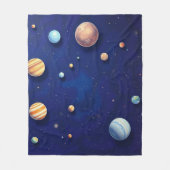 Out of This World Plush Fleece Throw Blanket (Voorkant)