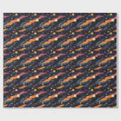 Out of This World Space Wrapping Paper Cadeaupapier (Vlak)